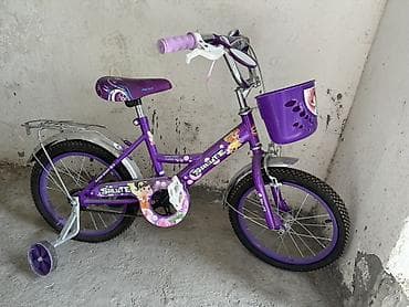 Uşaq üçün elektrik maşınları: İki təkərli Uşaq velosipedi 16", sürətlərin sayı: 1 — 3