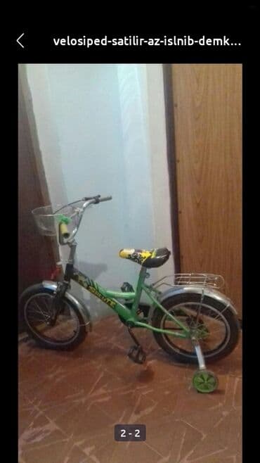 Xodunoklar: Velosiped satilir — 2
