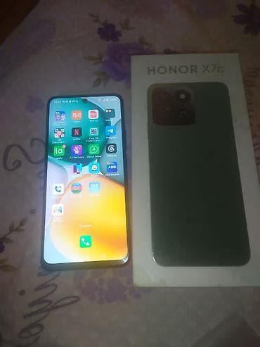 printer telefon: Honor X7c, 128 GB, rəng - Qara, Sənədlərlə — 1