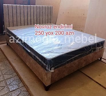 tek kravat gence: Yeni, İkinəfərlik çarpayı, Matras ilə — 1