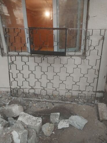 tortlar ve qiymetleri: Metal pəncərə barmaqlığı - Material: qalınməsaməli dəmir profil və — 1