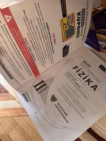 Məhsul: “Fizika 2025 – Test Toplusu” (DİM), Hissə I və Hissə II — 6