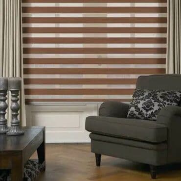 Rulon ştorlar: Zebra jalüz pərdələr – müasir interyerlər üçün funksional günəş və — 6