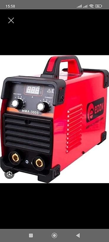 svarka: Edon MMA-300S inverter tip qaynaq aparatı - Qaynaq prosesi: MMA/Stick — 1