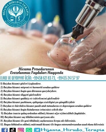 bioloji yaşam sağlamlıq mərkəzi: 📌Hi̇cama nədi̇r❓ 🔷️qanalma ilə müalicə üsulu olaraq. Xəstəliklərə — 6