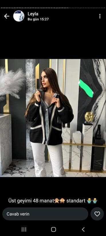 дождевик купить в баку: Qadın geyimləri – Yeni kolleksiya - 2-li dəst: ağ rəngdə şalvar + — 13