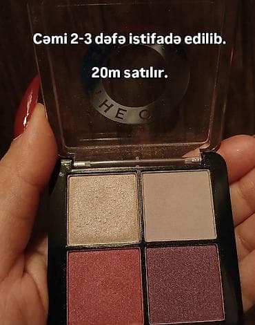 Göz kölgələri, Oriflame, İşlənmiş, Rayonlara çatdırılma, Pulsuz çatdırılma, Ödənişli çatdırılma