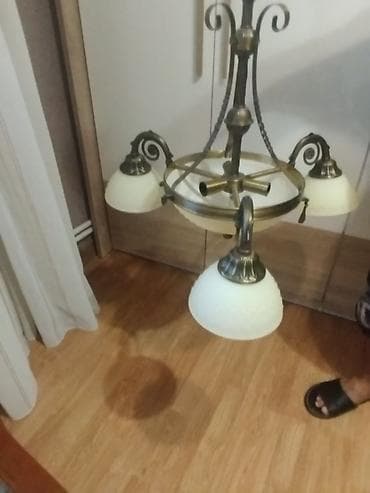herbi sekiller: Çılçıraq, 6 lampa, Metal — 1