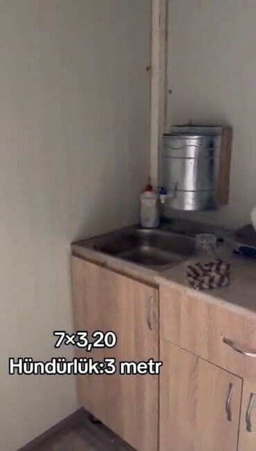 kontener ev: 7×3,20 ölçülü, hündürlüyü 3 metr olan konteyner ev/sahə ofisi. - İş və — 3