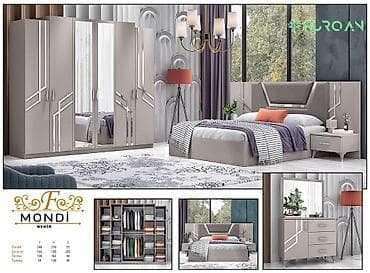 kuxnu mebeli: 2 təknəfərlik çarpayı, Dolab, Termo, Tumba, Azərbaycan, Yeni — 1