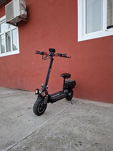 3 tekerli velosiped type 1: Elektrik skuter – off-road təkərlər və oturacaqlı - Güclü — 3
