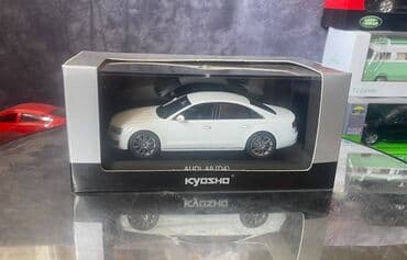 10 qepik: Коллекционная модель AUDI A8 D4 white 2010 Kyosho Scale 1:43 Art. — 1