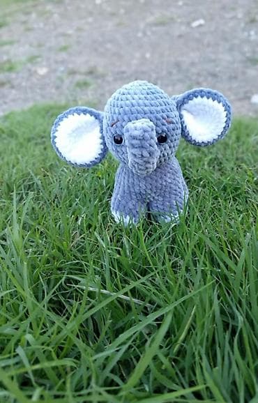 Yumşaq oyuncaqlar: Məhsul: Əl ilə toxunmuş yumşaq oyuncaqlar. Təsvir: - Əl işi amigurumi — 1
