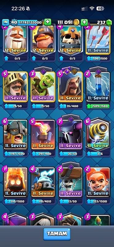 sep sekilleri: Clash Royale hesabı – yüksək səviyyəli, oyuna hazır profil - Kral — 7