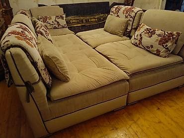 İşlənmiş, Künc divan, Divan, Kreslo, 2 kreslo, Bazasız, Açılan — 10