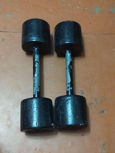 nerd zeri: Metal dambbell dəsti. biri 2 kilo ikisi 4 kilo - Cüt dambbell — 1