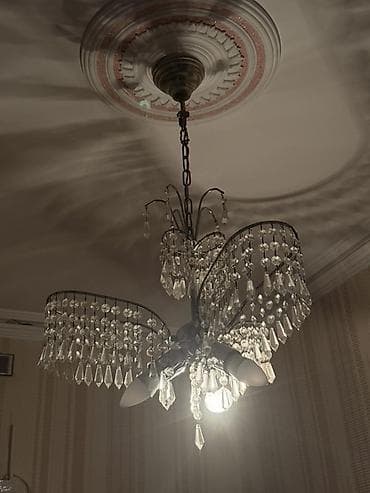 Çılçıraq, 3 lampa, Metal — 2