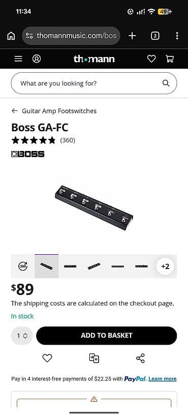elektro gitarlar: Cort G300 PRO Boss Katana 100 MKII GA-FC Pedal Üstündə verilir — 10