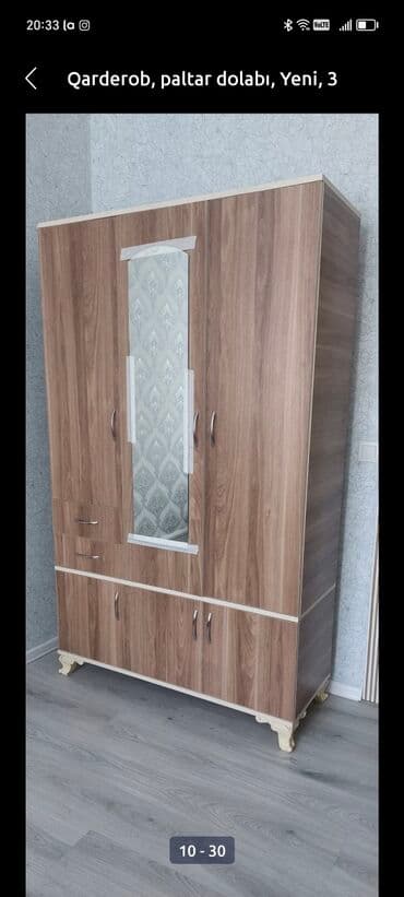 mətbəx skaflari: Yeni, Açılan, 4 qapılı Düz dolab, Qarderob, paltar dolabı, Azərbaycan — 5