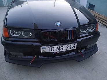 BMW 3 Seriya E36 sedan, qara rəng. M-üslub bədən dəsti və ön splitter lalafo.az -da BMW 3 Seriya E36 sedan, qara rəng. M-üslub bədən dəsti və ön splitter