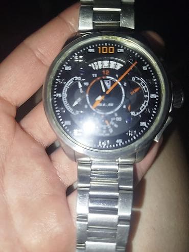 Б/у, Наручные часы, Tag Heuer, цвет - Серебристый