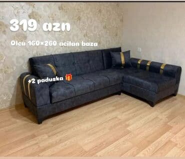 Столы и стулья: Угловой диван, Новый, Раскладной, С подъемным механизмом, Ткань, Бесплатная доставка в черте города — 4