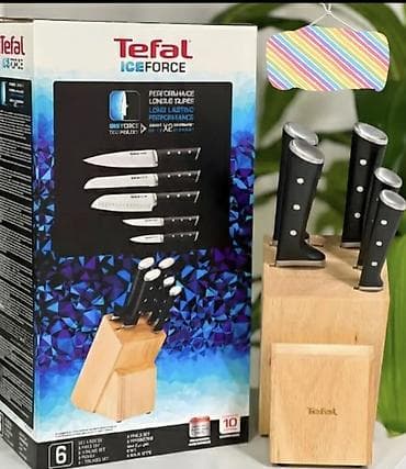 firca desti: Tefal bıçaq dəsti – Ice Force Technology - Set: 5 ədəd bıçaq + taxta — 6