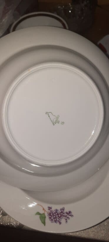 ucuz qab qacaqlar: Boşqablar, rəng - Ağ — 14