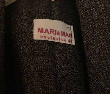 uzun jaketlər: MARI&MARİ “exclusive” 44 ölçü qadın jaketi - Rəng: tünd boz — 3