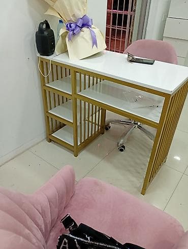 Gözəllik/Nail salon üçün iş masaları və kreslolar dəsti - 2 ədəd — 1
