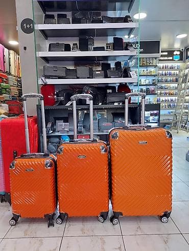 Sərt korpuslu səyahət çamadan dəsti – 3 ölçü - Korpus: yüngül və