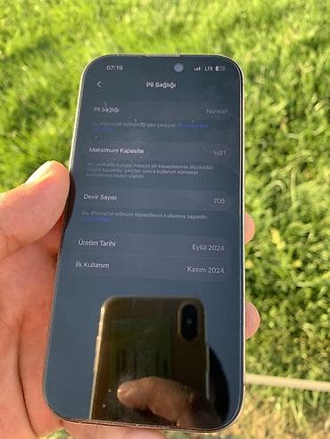 apple 5 s: IPhone 16 Pro, 128 GB, Gümüşü — 1