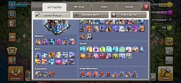 doktor az: Clash of clans hesabı.242 səviyyə.Hal hazırda oynanılan — 7