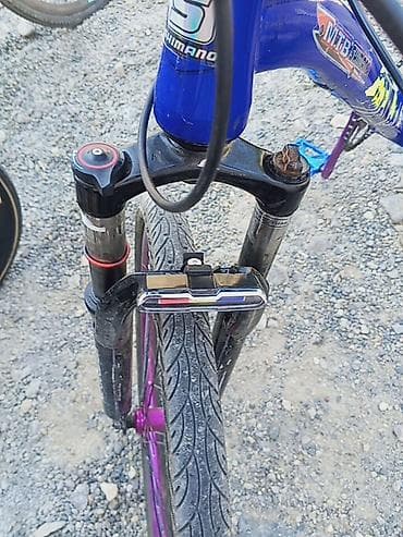 velo satış: Texniki xüsusiyyətlər: - Çərçivə: Möhkəm MTB tipli, mavi-bənövşəyi — 2