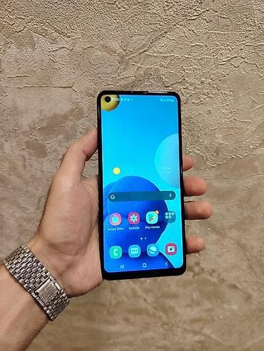 Samsung Galaxy A21S, 32 GB, rəng - Göy, Barmaq izi, İki sim kartlı, Face ID lalafo.az -da Samsung Galaxy A21S, 32 GB, rəng - Göy, Barmaq izi, İki sim kartlı, Face ID