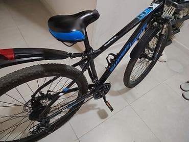 vesebet 26: SUPER BIKE TK300 dağ velosipedi - Rəng: qara-göy dizayn - Çərçivə — 1