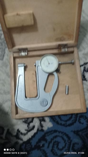 толщиномер баку: Saat göstəricili qalınlıq ölçən (dial indikatorlu mikrometr tipli — 7