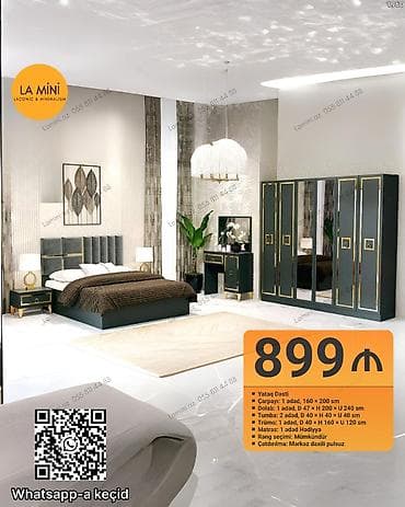 postel destleri: İkinəfərlik çarpayı — 1