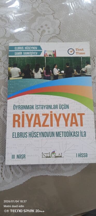 Riyaziyyat Testlər 9-cu sinif, 1-ci hissə, 2024 il lalafo.az -da Riyaziyyat Testlər 9-cu sinif, 1-ci hissə, 2024 il