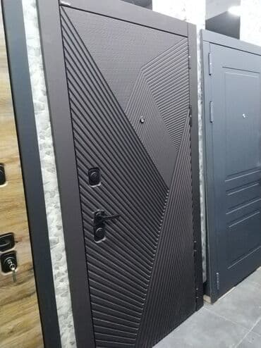 ev üçün qapı: Bunker brendinin bu qəhvəyi rəngli giriş qapısı, evinizə və ya — 1