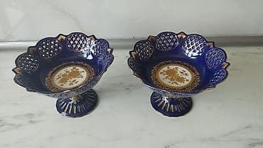 Klassik üslubda masa dəsti – dekorativ porcelan və şüşə aksessuarlar — 5