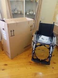 инвалидная коляска на прокат: Ottobock manual əlil arabası - Brend: Ottobock (arxa söykənəcəkdə — 3