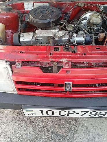 vaz radiator: Lada 21099, qırmızı rəng, sedan korpus. - Mühərrik: benzinli — 4