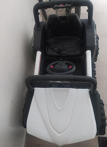 Uşaq üçün elektrik maşınları: Uşaq maşını – 4x4 Sport Off Road - Korpus: jeep tipli, ağ-qara — 2