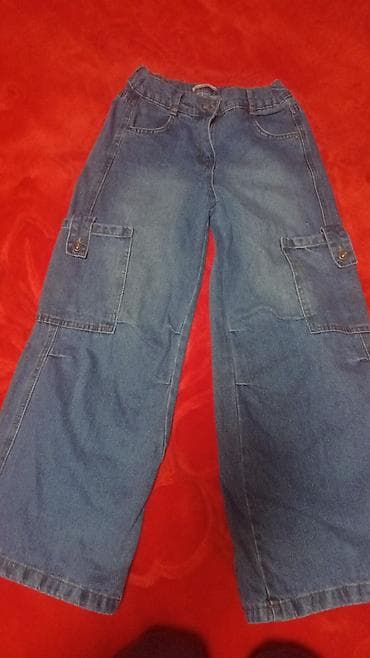 Праздничные костюмы: Uşaq üçün cins şalvar 9yas yazılıb.Trendyoldan 32m ya alınıb 9-11yas — 4