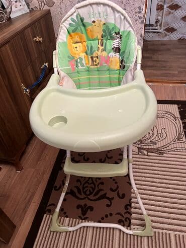 qidalandırmaq üçün uşaq stul yelləncək: Usaq ucun yemek yeyilen stol satilir. Cox az istifade olunub. Qiymeti — 2