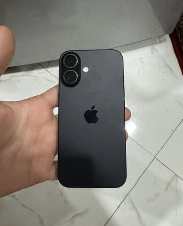 IPhone 16, 128 GB, Qara, Face ID lalafo.az -da IPhone 16, 128 GB, Qara, Face ID