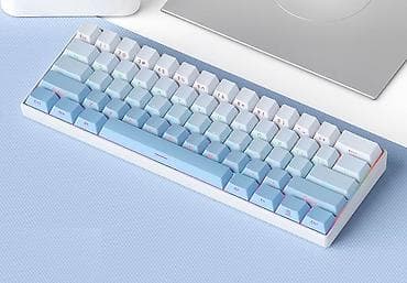 ucuz macbook pro: 60% kompakt mexaniki klaviatura – RGB işıqlanma və çoxrəngli keycap — 3