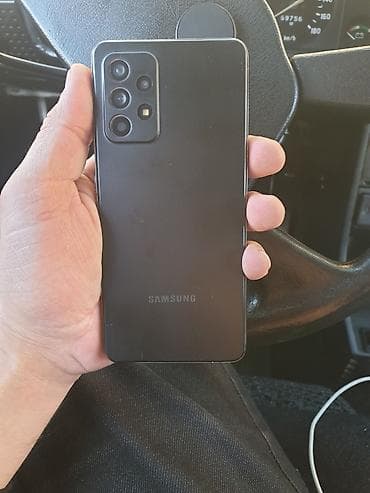 mikrafon şur: Samsung Galaxy A32, 128 GB, rəng - Qara, Barmaq izi — 5