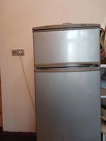 mətbəx sobasi: İşlənmiş 2 qapılı Dnepr Soyuducu Satılır, rəng - Gümüşü — 2